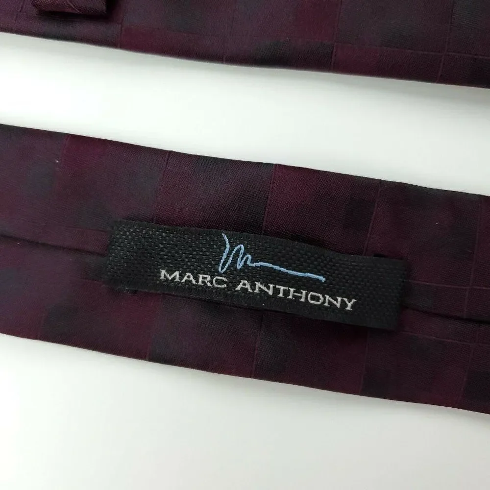 Marc Anthony Purple Skinny Silk Tie‎ 56 2 7/8